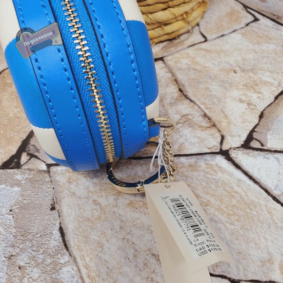 #bagsavenue fast ship splash 3D float pool Key Chain Fob Coin purse Kate Spade - Picture 3 of 6